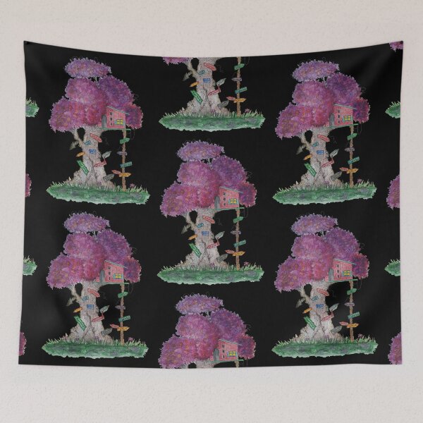 Item preview, Purple Treehouse designed and sold by DimKad.