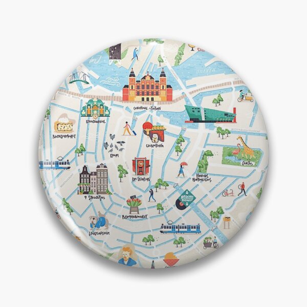 Item preview, Amsterdam City Map designed and sold by josssmit.