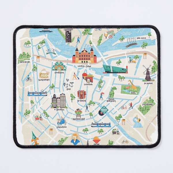 Item preview, Amsterdam City Map designed and sold by josssmit.