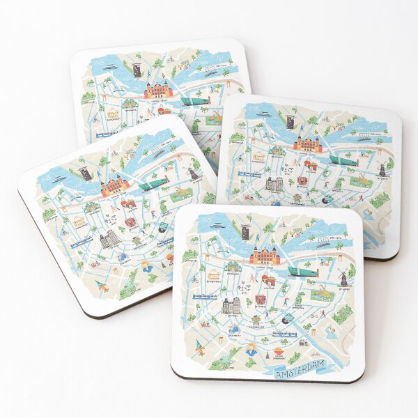 Item preview, Amsterdam City Map designed and sold by josssmit.