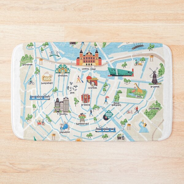 Item preview, Amsterdam City Map designed and sold by josssmit.