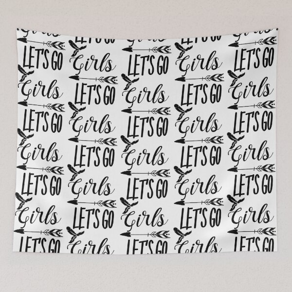 Item preview, Let_s go girls! Country Song, Farm Girl, Rodeo Shirt, Song Lyrics   designed and sold by AtomicPhil.
