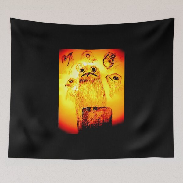 Item preview, The many moods of the great and powerful potoo in dramatic lighting  designed and sold by Ivy-Bindig.