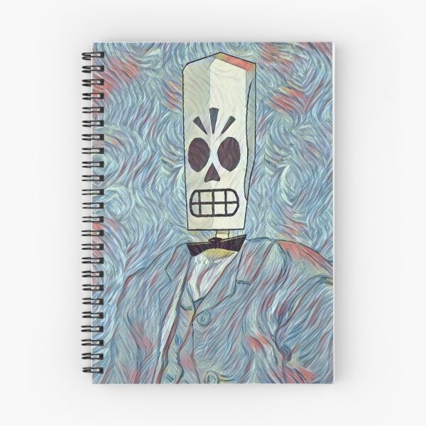 Item preview, Grim Fandango - Manuel Calavera Self-Portrait - T-Shirts, Gadgets & Face Masks designed and sold by spegnilcomputer.
