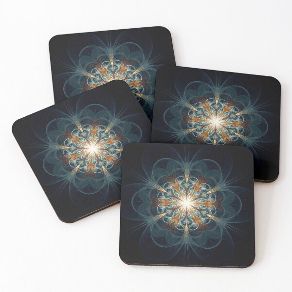 Item preview, Dark Fractal Mandala designed and sold by jade-cooper-art.