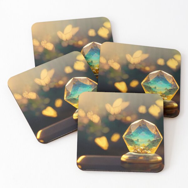 Item preview, Golden Crystal designed and sold by DigitalRevvi.
