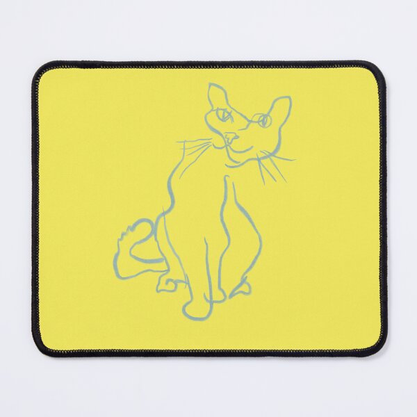 Item preview, Scribble Cat Likes You Green designed and sold by Lindyjo.