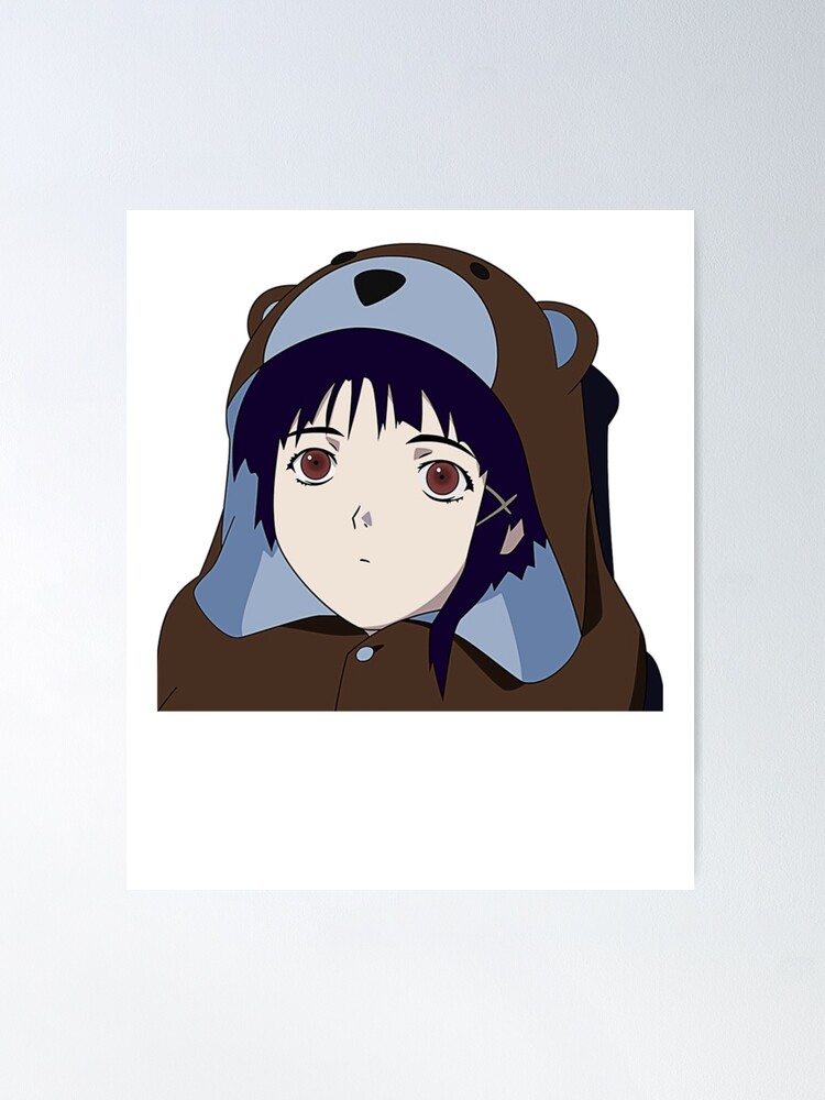 Serial Experiments Lain Bear Suit Lain Poster for Sale by