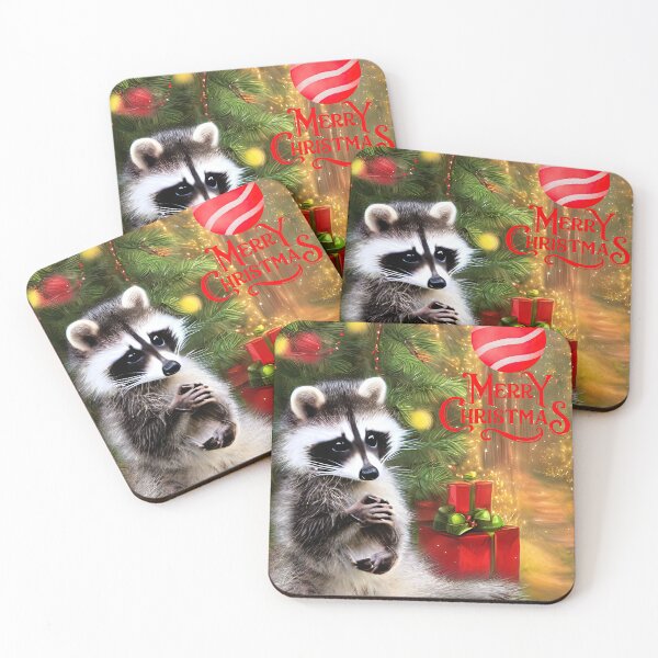 Item preview, Christmas Raccoon designed and sold by Elaine Manley.