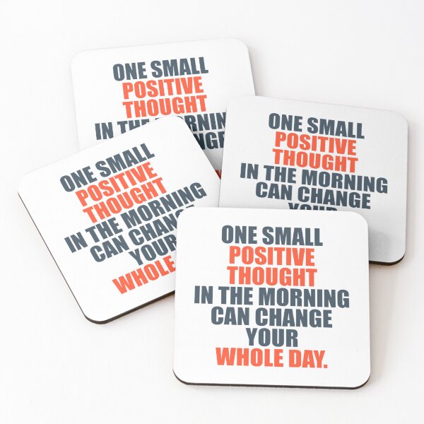 Item preview, One Small Positive Thought In The Morning Can Change Your Whole Day  CHUA UP designed and sold by Pelletier91.