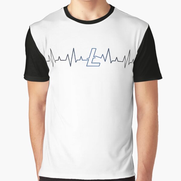 Artikel-Vorschau von Litecoin Heartbeat – v2, designt und verkauft von ClothingnCrypto.
