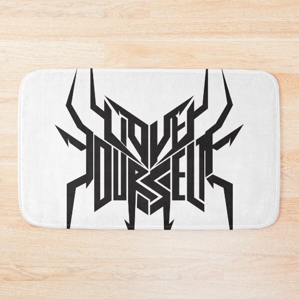 Item preview, Love Yourself Metal Edition Monochrome designed and sold by HolyJollie.