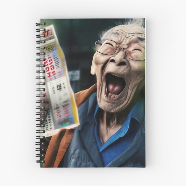 Item preview, Lucky old guy wins lottery designed and sold by RK - Shop.