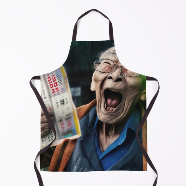Item preview, Lucky old guy wins lottery designed and sold by RK - Shop.