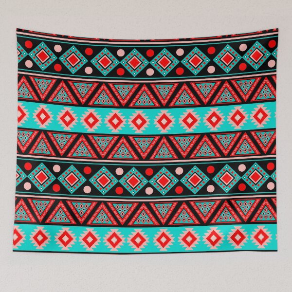 Item preview,  Colorful Aztec, Mexican, Ukrainian watercolor flat design. iPhone or Samsung Phone Case Cover designed and sold by RoManSmArt.