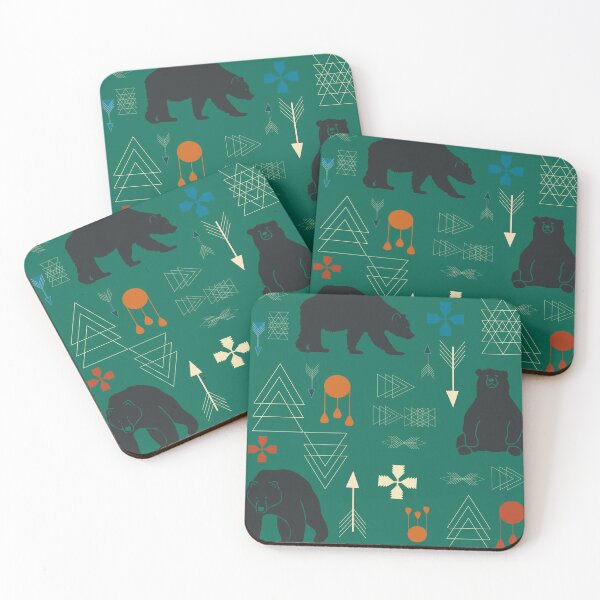 Item preview, Tribal Bear green designed and sold by susycosta.