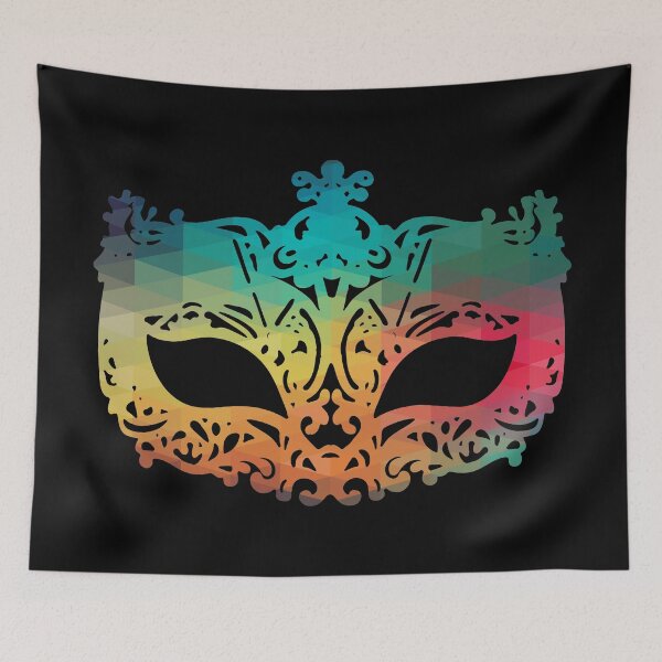 Item preview, Rainbow Carnival Mask designed and sold by AdiDsgn.