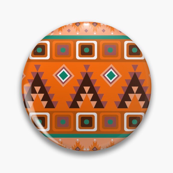 Item preview, Christmas Orange Colorful Aztec, Mexican, Ukrainian watercolor flat design. iPhone or Samsung Phone Case Cover designed and sold by RoManSmArt.