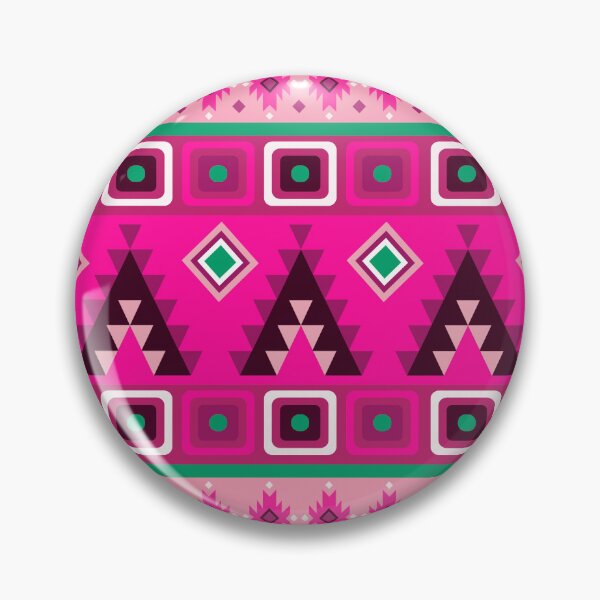 Item preview, Christmas Pink Colorful Aztec, Mexican, Ukrainian watercolor flat design. iPhone or Samsung Phone Case Cover designed and sold by RoManSmArt.