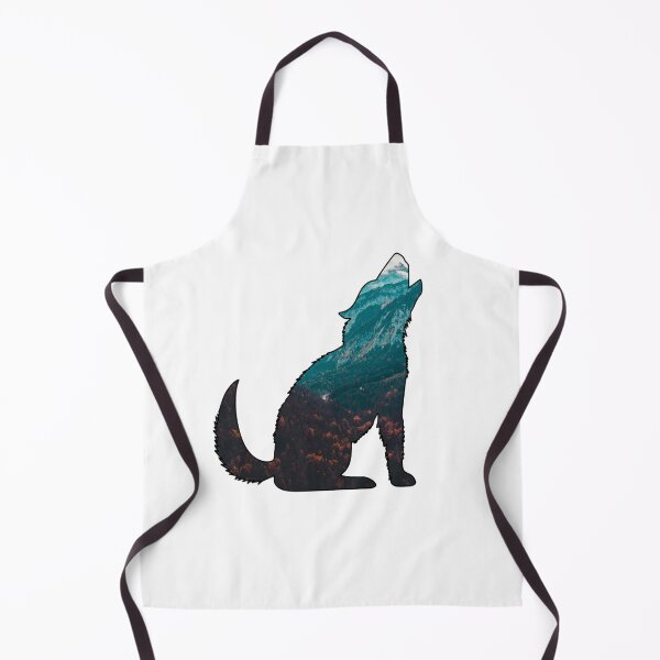 Item preview, The Wilderness calls Wolf Forest Mountains Nature designed and sold by CreatDifference.