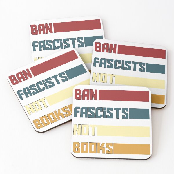 Item preview, ban fascists not book vintage retro style for october designed and sold by Ammar-the-goat.