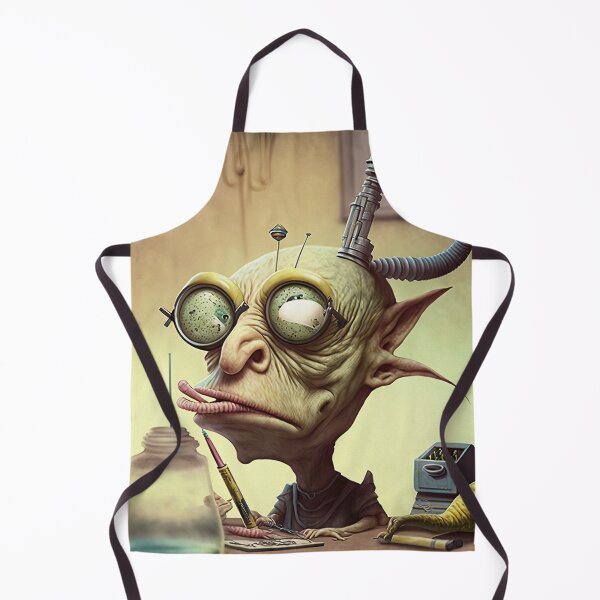 Item preview, Weird unusual fantasy art design with a funny lovely monster, image paint style finish designed and sold by mrlongfield.