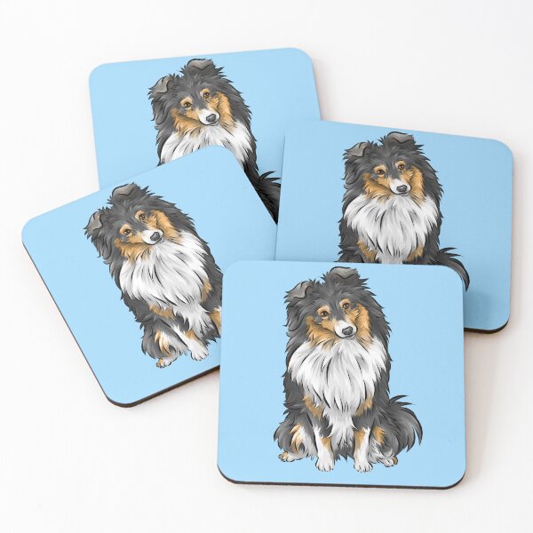 Item preview, Sheltie | Shetland Sheepdog | Tricolour | Cute Dog Art designed and sold by shirinsart.