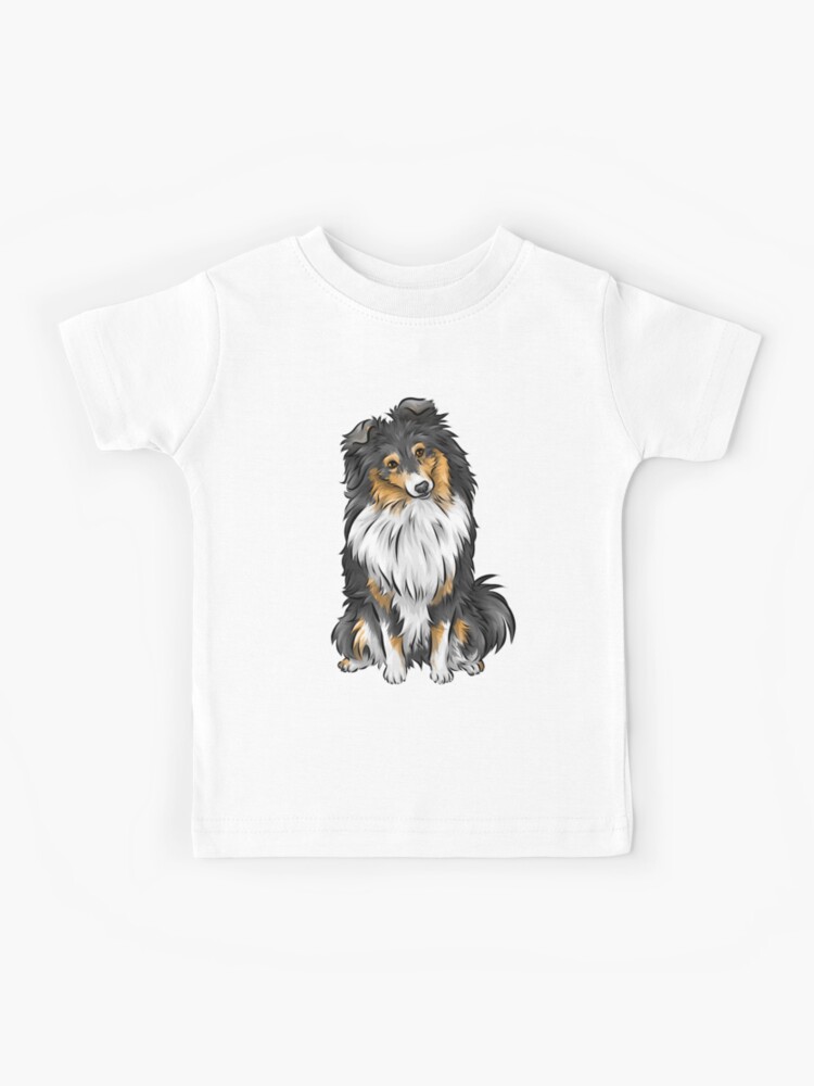Sheltie Dog T-Shirt - Cute Artistic Tee Sheltie Dog T-Shirt - Cute Artistic Tee
