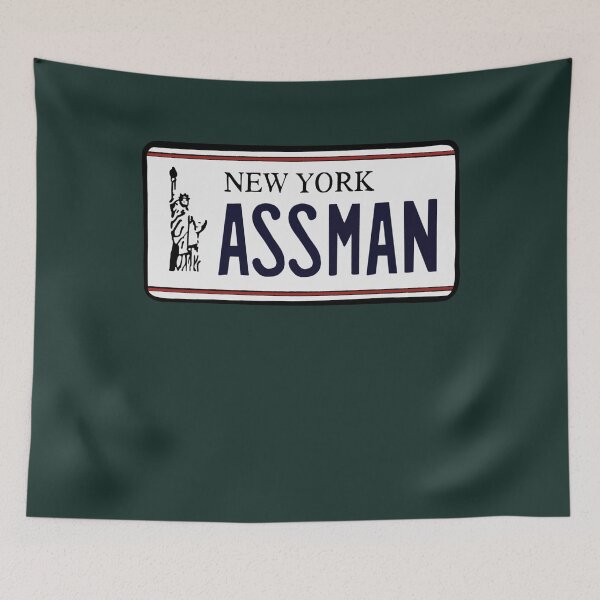 Item preview, AssMan license plate2 designed and sold by CSquaredDesil.