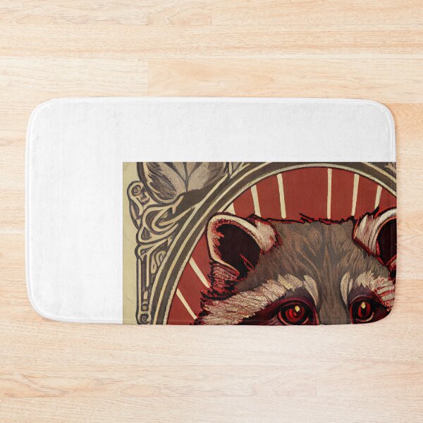 Item preview, Fancy Raccoon Art Nouveau  designed and sold by GenerationalArt.