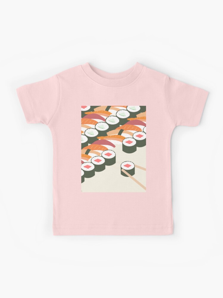 Japanese Sushi Roll Set Kids T-Shirt for Sale by KewaleeTee