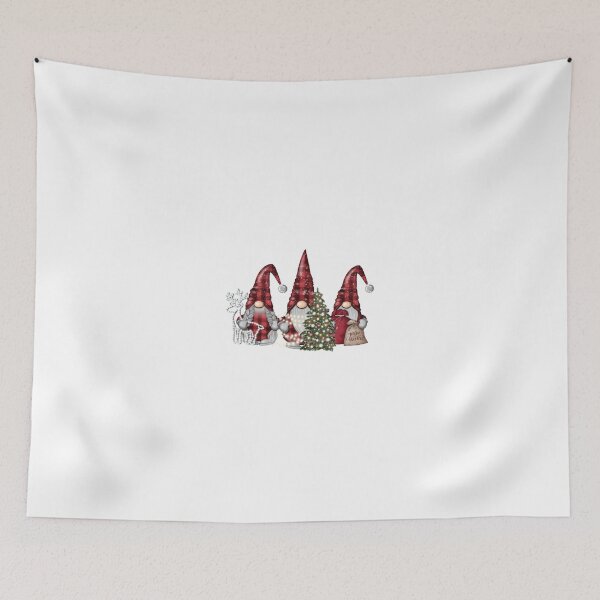 Item preview, Christmas Plaid Gnomes designed and sold by OrnamentallyYou.