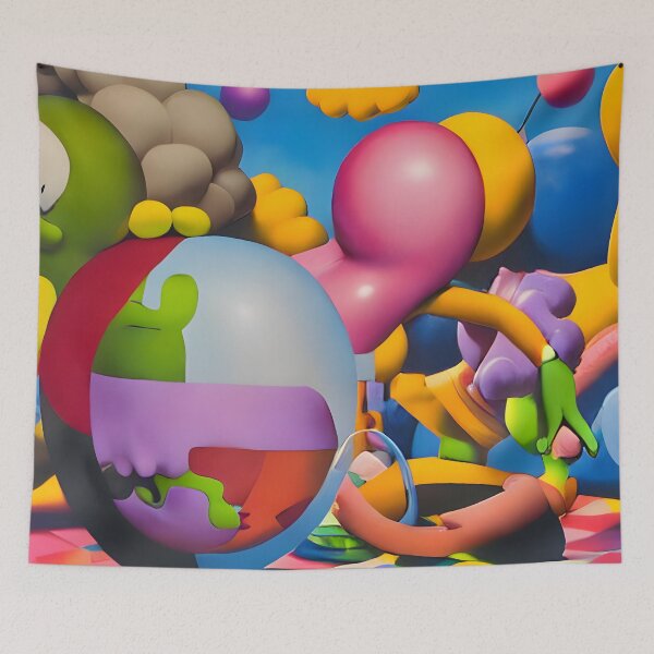 Item preview, vbstrvctivsm- happy (Abstract Art 146) designed and sold by vbstrvctivsm.