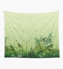 Tela decorativa "Forest leaves and plants"