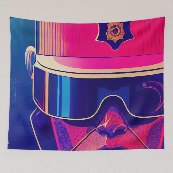 Item preview, Police officer. Cybeberpunk designed and sold by ComicsFactory.