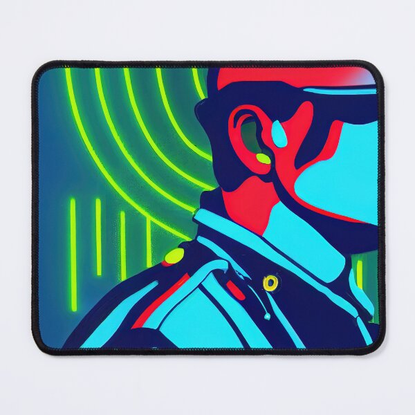 Item preview, Police officer. neon designed and sold by ComicsFactory.