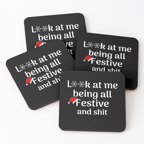 Item preview, Look at me being all festive and shit Funny Christmas Tree quote  designed and sold by rimbuy.