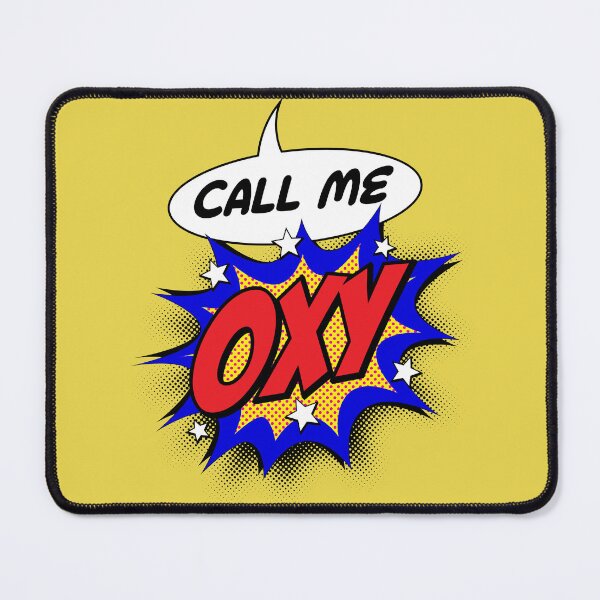 Item preview, Personalised Call Me Oxy Pop Art Comic Design designed and sold by CandOCreative.