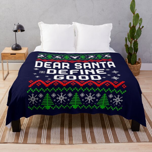 Item preview, Dear Santa Define Good, Ugly Christmas Sweater designed and sold by ACC .