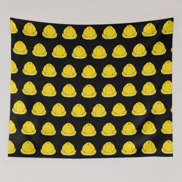 Item preview, Construction Worker Builder Helmet Pattern designed and sold by HotHibiscus.