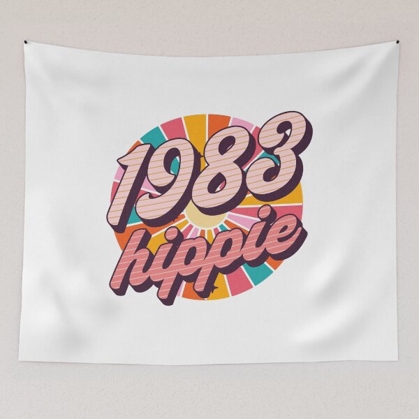 Item preview, 1983 Hippie - Original Since 1983 - Christmas Black Friday Gifts For Hippies designed and sold by AlanPhotoArt.
