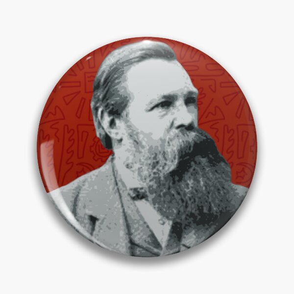 Item preview, Retro Engels Portrait designed and sold by BluebellPainter.