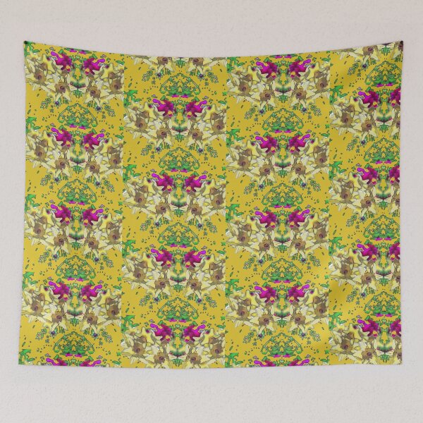Item preview, Abstract flower collage designed and sold by Glenbobagins.