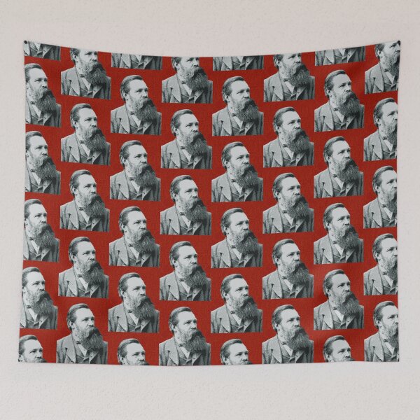 Item preview, Retro Engels Portrait designed and sold by BluebellPainter.
