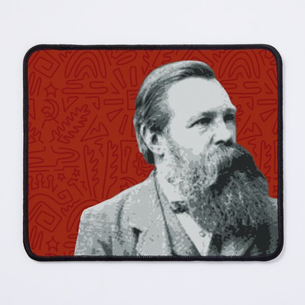 Item preview, Retro Engels Portrait designed and sold by BluebellPainter.