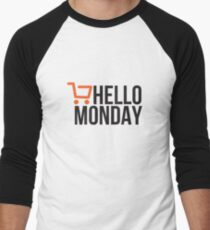 Hello Monday - Cyber Monday Men's Baseball ¾ T-Shirt