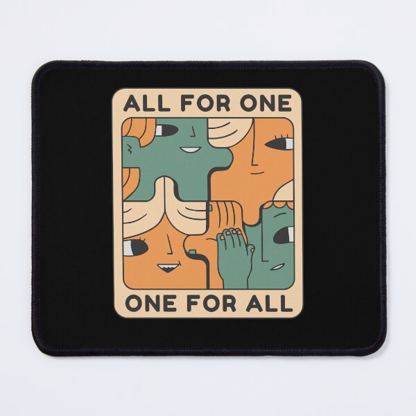 Item preview, All for One One for All Retro designed and sold by URBANHEROMEN.