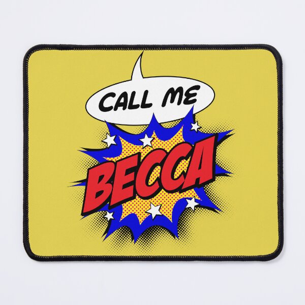 Item preview, Personalised Call Me Rebecca Pop Art Comic Design designed and sold by CandOCreative.