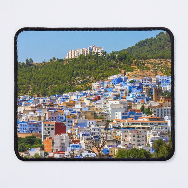 Item preview, Panoramic View of the City of Chefchaouen, the Blue Pearl. Morocco. designed and sold by BENMBARK.