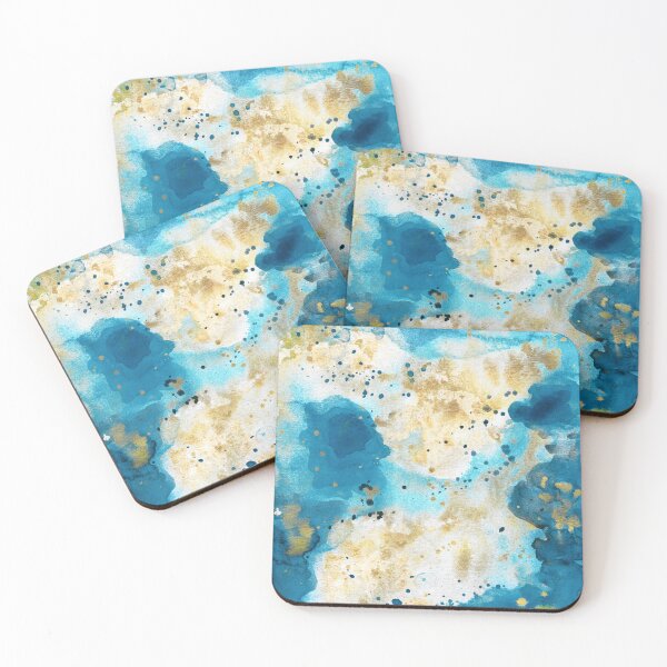 Aperçu de l'œuvre Bleu et or créée et vendue par Blessed little Crafts.